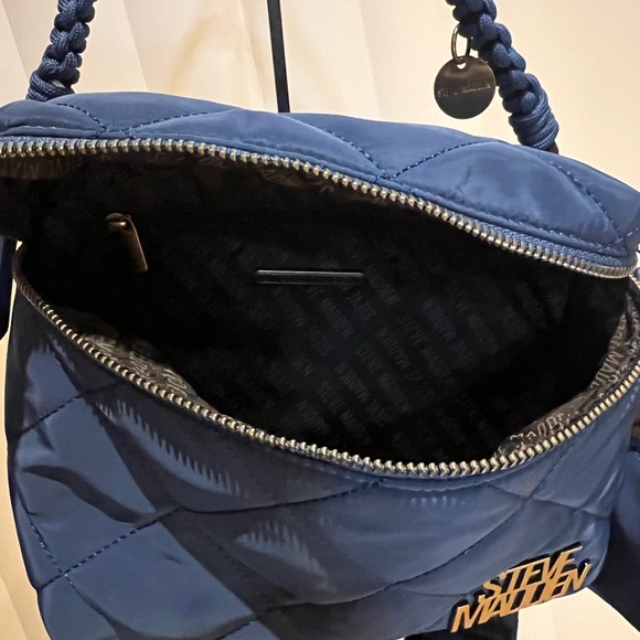 Steve Madden Blue Quilted Women's Bag - Picture 7 of 7